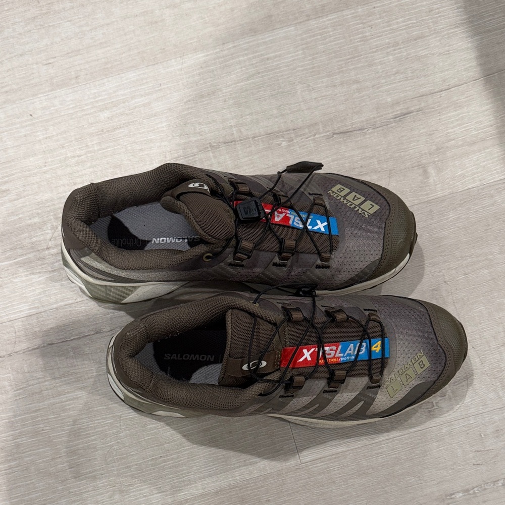 Salomon XT-4 Aurora Borealis Sneaker in Canteen, Transparent Yellow, Dried Herb - Picture 2 of 6